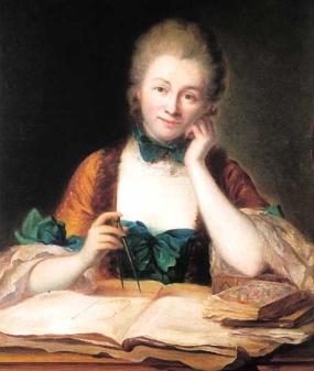 File:Inconnu, portrait de madame Du Châtelet à sa table de travail, détail (château de Breteuil) -001.jpg